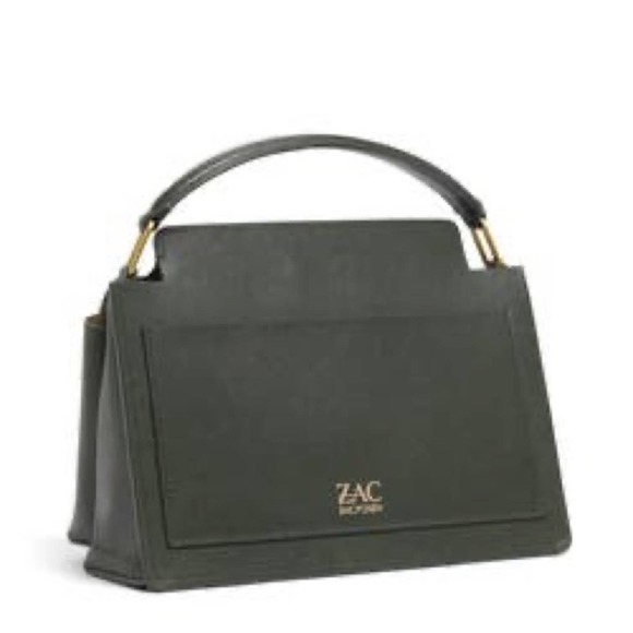 ZAC POSEN Bea Top Handle Leather Crossbody Bag - Picture 15 of 15